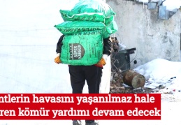 Kentlerin havasını yaşanılmaz hale getiren kömür yardımı devam edecek