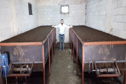 Kepçe operatörüydü solucan gübrecisi oldu