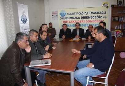 KESK ve bağlı sendikalarımız açık hedef ve baskı altında