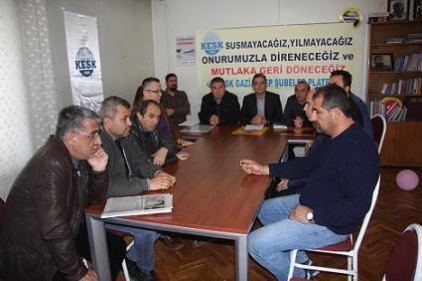 KESK ve bağlı sendikalarımız açık hedef ve baskı altında