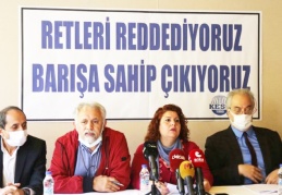 KESK ve TTB: 'Ret’leri reddediyoruz, barışa sahip çıkıyoruz'