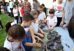 Kilden maden ocağı maketi yaptılar