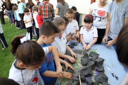 Kilden maden ocağı maketi yaptılar