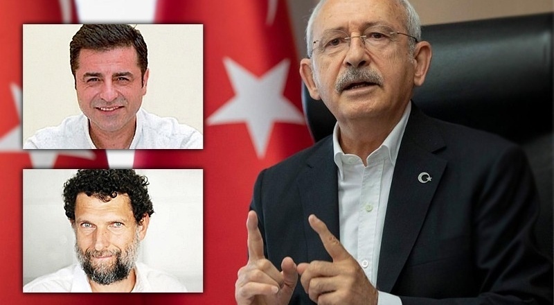 Kılıçdaroğlu'ndan Kavala ve Demirtaş mesajı: Göğüslerinde şeref madalyası olarak taşıyacaklar