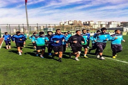 Kilis Belediyespor maçının hazırlıklarını tamamlayarak kampa girdi
