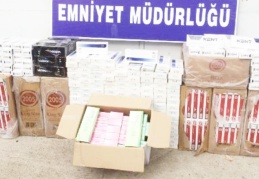 Kilis’te 7 bin 500 paket kaçak sigara ele geçirildi