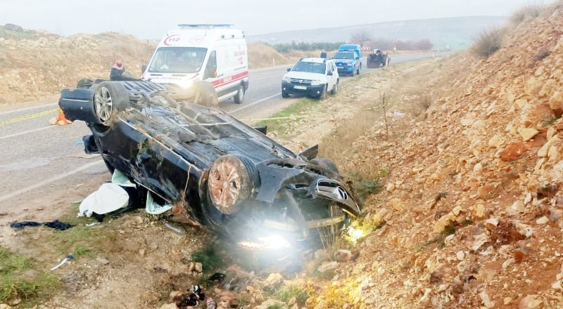 Kilis’te feci kaza: 1 ölü, 4 yaralı