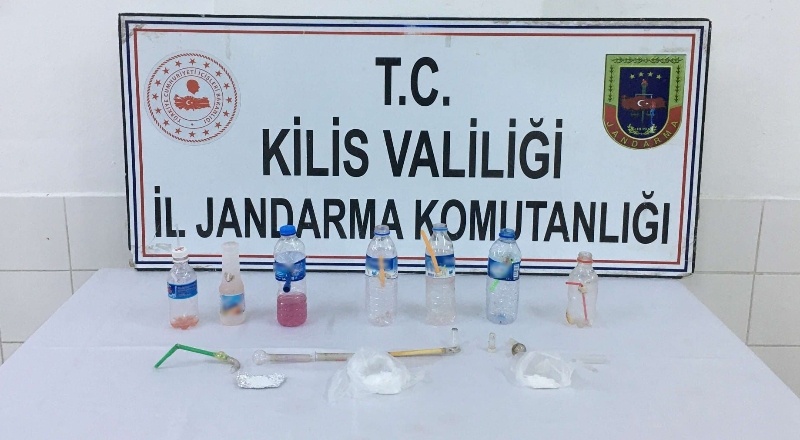 Kilis’te uyuşturucu operasyonunda 1 tutuklama