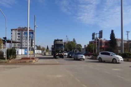 Kilis&#8217;ten sınır birliklerine mühimmat takviyesi yapıldı