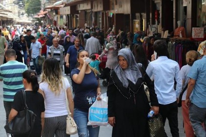 Kilometrekareye düşen kişi sayısı 1 kişi yükseldi