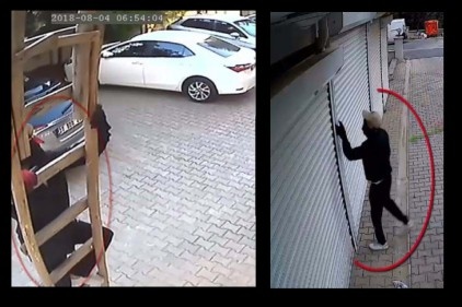 Kimi zaman merdivenle çıktı kimi zaman tırmanarak girdi 