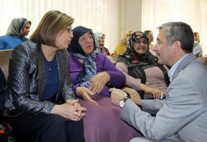 Kimsesizlerle bayram yaptılar 