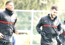 Kırmızı-siyahlılar maça hazır