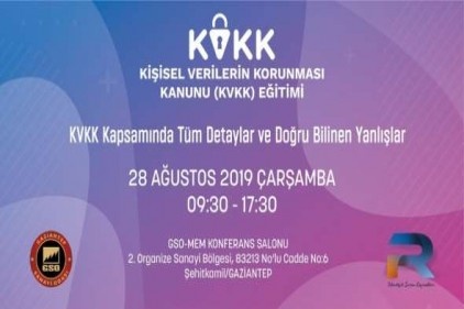 &#8220;Kişisel Verilerin Korunması Kanunu Eğitimi&#8221; verildi