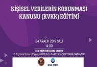 “Kişisel Verilerin Korunması Kanunu Eğitimi” verilecek