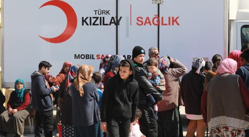 Kızılay mobil sağlık ekiplerinin lokasyonları güncellendi