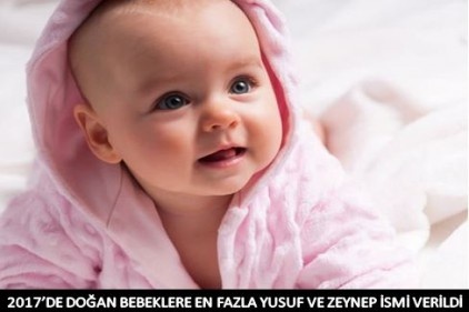 Kızlar Zeynep, erkekler Yusuf oldu