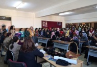 Kızların okutulması için veliler bilgilendirildi