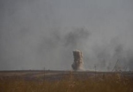 Koalisyon uçakları Başika yakınındaki köyleri bombalıyor
