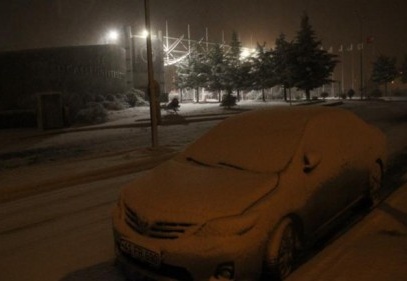 Kocaeli’nde yoğun kar yağışı başladı