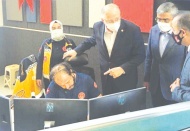 Koçer 112 Acil Çağrı Merkezi’ni ziyaret etti