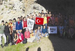 Köklüce Kanyonu doğa yürüyüşü düzenlendi