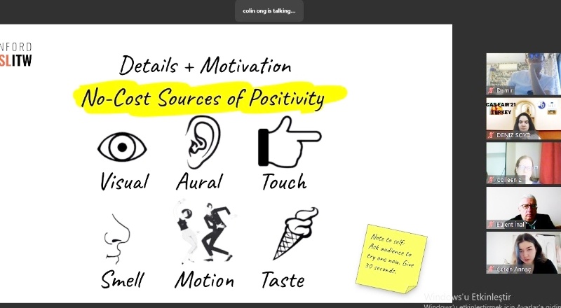 Kolej öğrencileri IB Cas Fuarı'nda