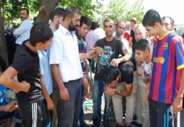 Kömür dağıtımında izdiham yaşandı 