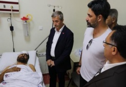 Konseri iptal edip, yaralıların yanına koştular