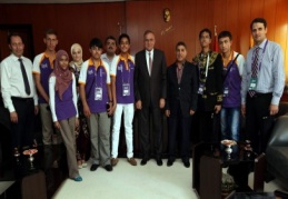 Konuk öğrenciler, Güzelbey'i ziyaret etti 