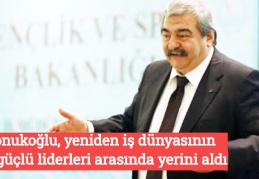 Konukoğlu, yeniden iş dünyasının en güçlü liderleri arasında yerini aldı