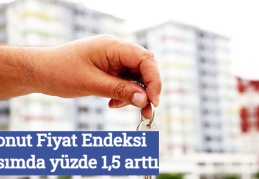 Konut Fiyat Endeksi kasımda yüzde 1,5 arttı