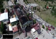 Konya'daki silah fabrikasındaki yangın söndürüldü