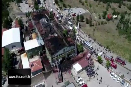 Konya&#039;daki silah fabrikasındaki yangın söndürüldü