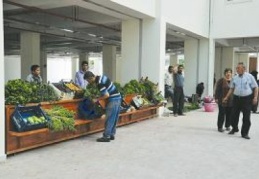 Köy pazarı hizmete girdi
