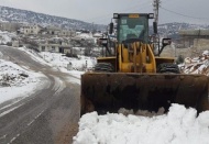 Köy yolları temizlendi