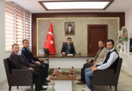 Kulüp yöneticileri kaymakam Gülgen’i ziyaret etti