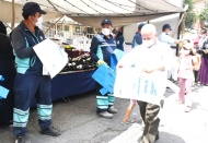 Kurban Bayramı öncesi kurban atık poşeti dağıtıldı