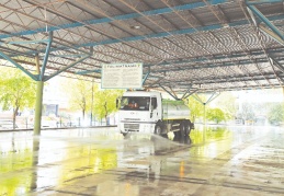 Kurban kesim yerleri dezenfekte edildi