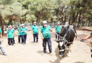 Kurban yakalama timi bayrama hazır