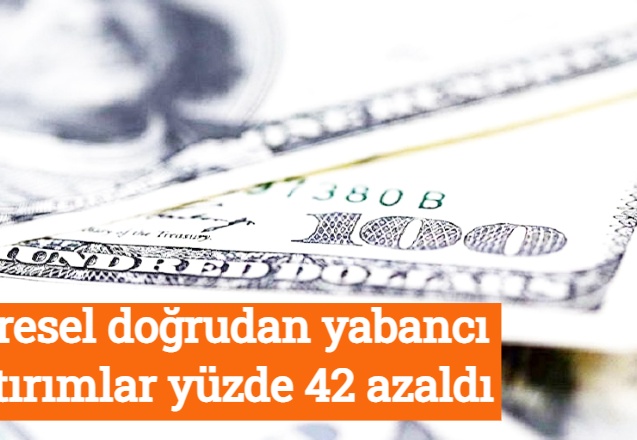Küresel doğrudan yabancı yatırımlar yüzde 42 azaldı
