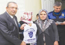 Kursiyerlere karbonmonoksit dedektörü dağıtıldı