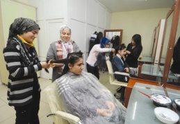 Kursiyerlşerin becerisine hayran kaldı