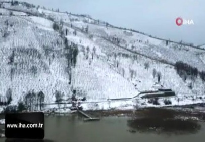 Kuş cenneti Efteni Gölü Drone ile görüntülendi