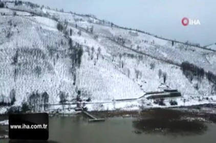 Kuş cenneti Efteni Gölü Drone ile görüntülendi