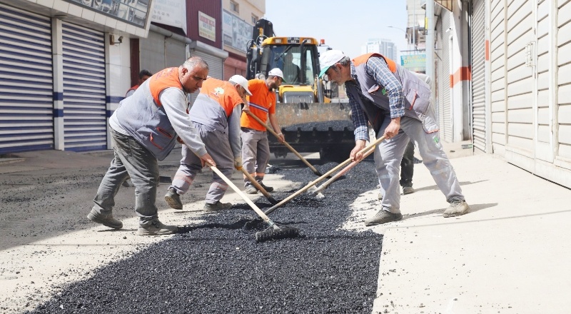 KÜSGET Sanayi Bölgesi’nde yollar onarıldı