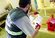 Kuşlar bu güzel yuvalarda barınacak