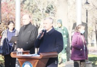 Kutlamalar, Şahinbey anıtına çelenk konulmasıyla başladı