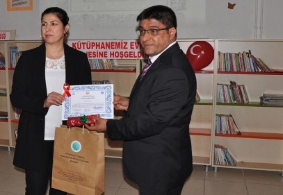 ‘Kütüphanem Evim’ projesini sonuçlandı