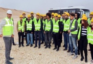 Kuzey Antep Yolu Viyadük Yapım Şantiyesi’ni incelediler